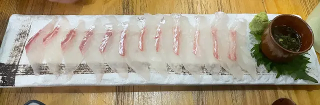 金鯛刺身薄切