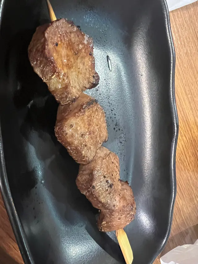 我平日不吃牛舌，但這牛舌很厚，味道不錯👍🏻