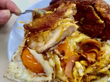炸鸡髀饭