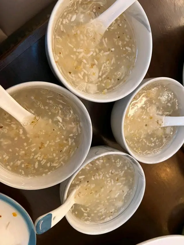 酒釀桂花小丸子