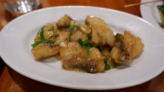 薑蔥炒龍虎斑球