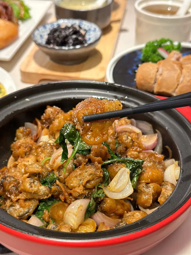 九層塔香燜海蠣