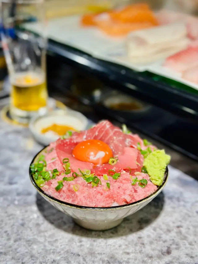 本鮪赤身蔥吞拿魚腩丼