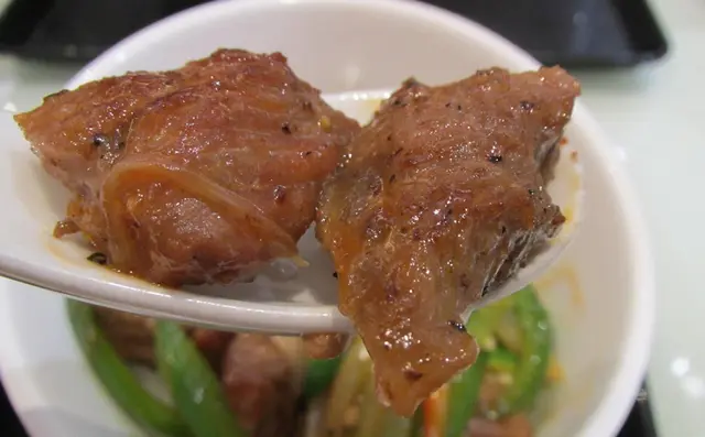 牛柳粒有咬口之餘，亦牛味香濃