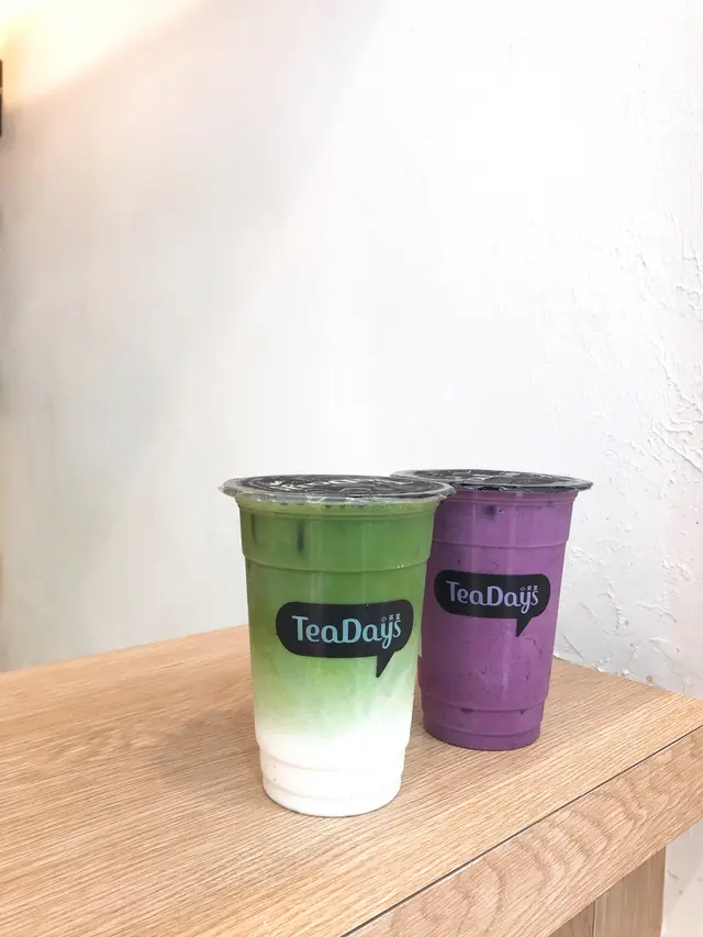 小山園抹茶鮮奶茶/烤紫薯鮮奶