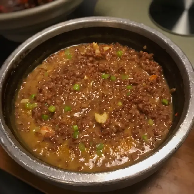 招牌蝦膏泡瀘沽湖紅米飯