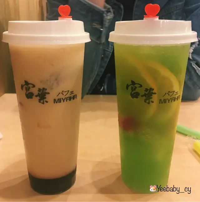藍莓乳酪  &    蜜瓜果茶