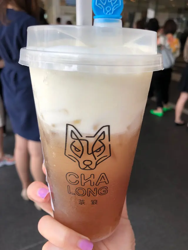 炭培烏龍奶蓋茶