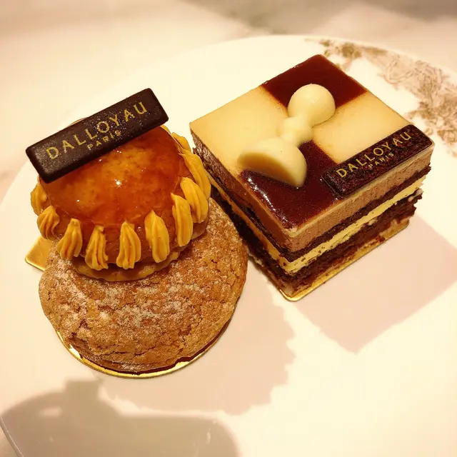 Caramel Religieuse & Chocolate Mousse Cake