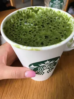 overheated milk with rough bubbles