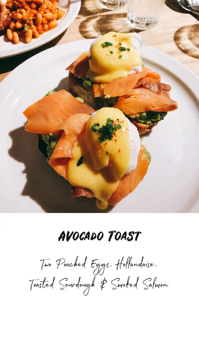 Avocado  Toast  with  Smoked  Salmon
