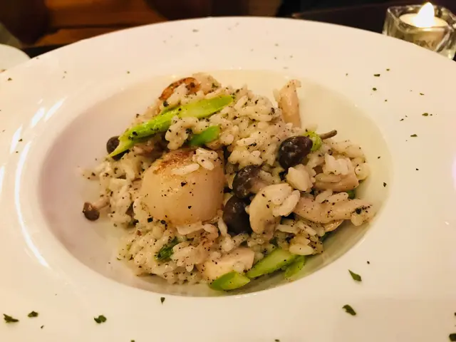 香煎帶子黑松露野菌意大利飯