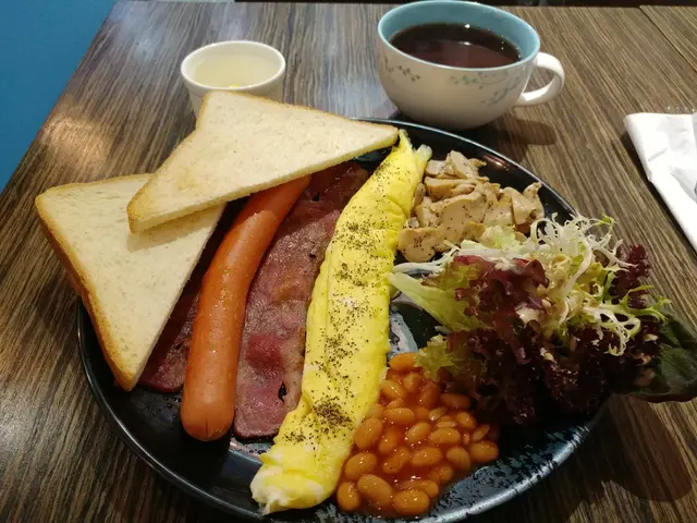 all day breakfast 付冷/熱紅茶
