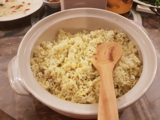 薑粒蛋炒飯，炒得好香，唔油膩