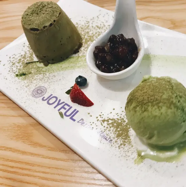 綠茶心太軟伴雪糕