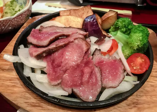 鐵板燒熊本霜降西冷定食