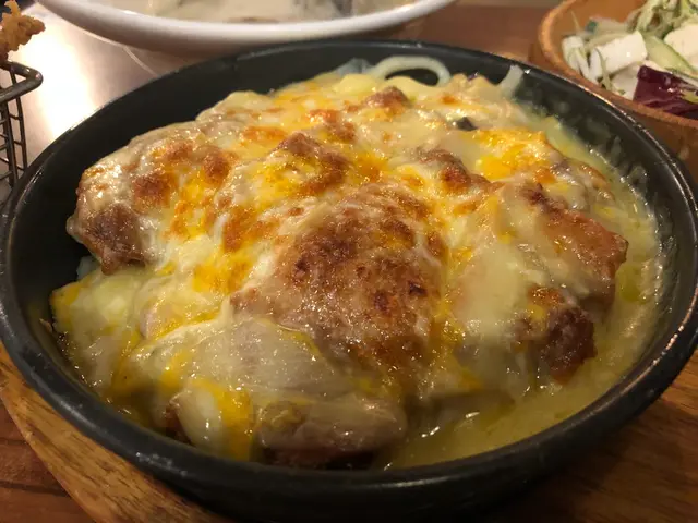 芝士香芒烤雞焗手打烏冬