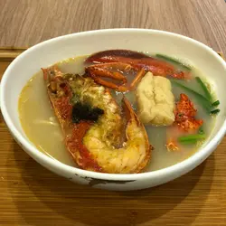 Lobster Soup Noodles with Black Truffle
