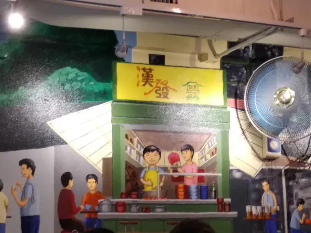 牆上壁畫 有特色