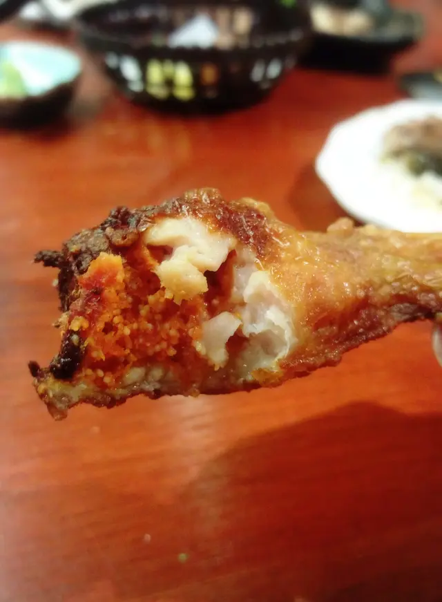 炸明太子雞翼 Fried chicken wings with spicy cod roe