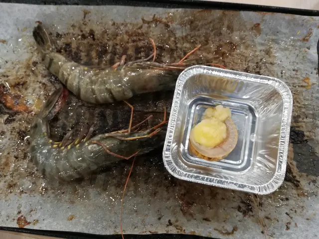 大海蝦和牛油帆立貝