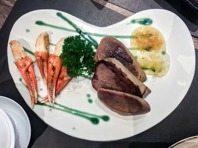 香煎牛脷&北海道二本蟹爪