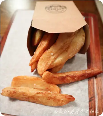 鸭油炸粗薯条