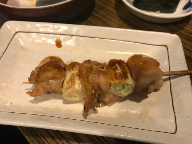 京蔥雞肉串