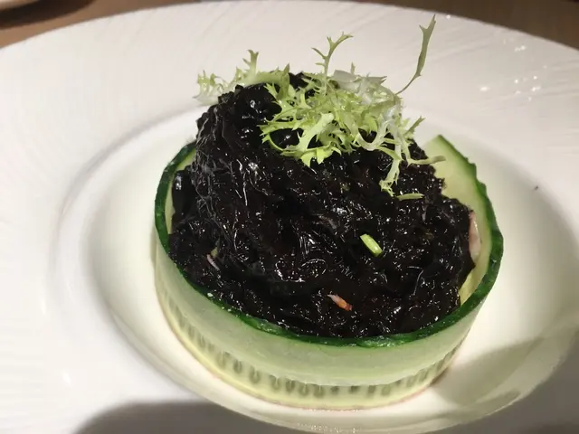 蝦苗拌頭水紫菜