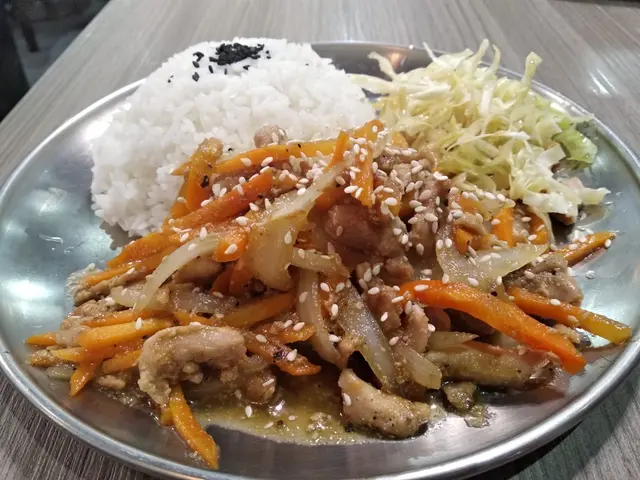 韓式烤肉配白飯