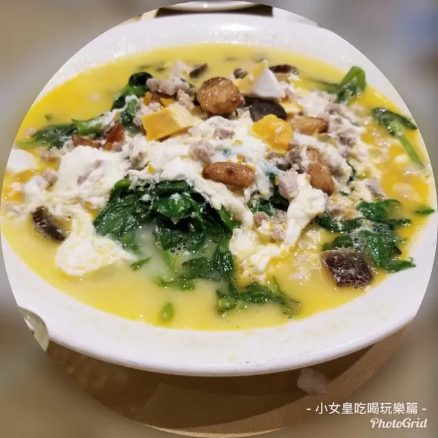 金銀蛋浸豆苗