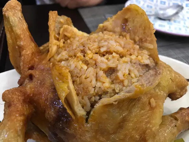 層皮烤到好薄，飯粒比較濕