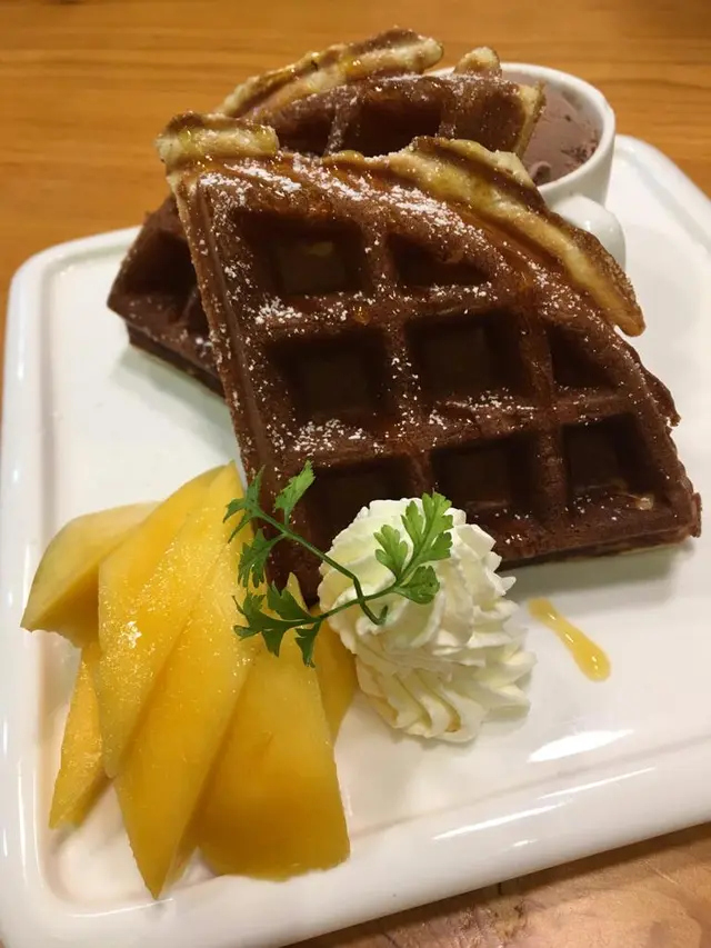 鮮芒香蕉配雪糕