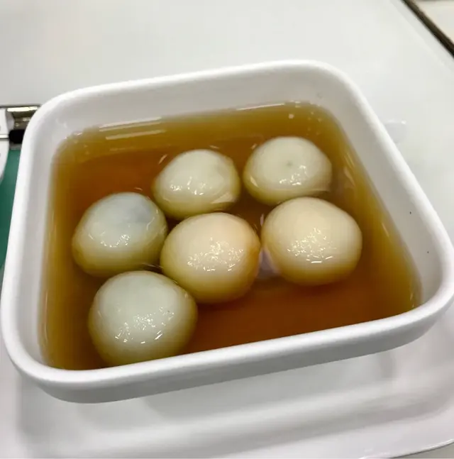 三色湯圓