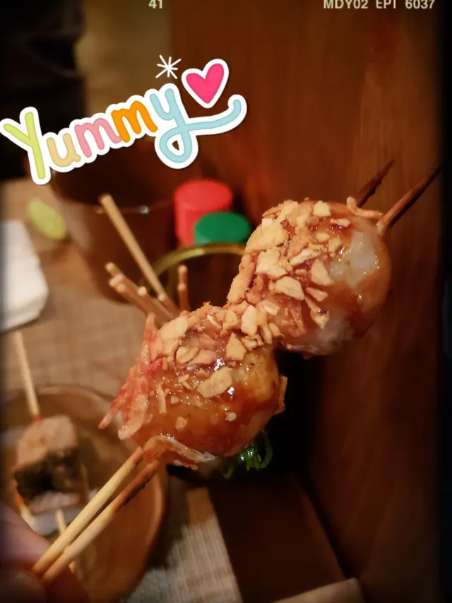 網油豬腦卷($38)