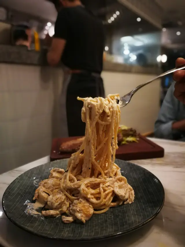 想食。明太子意粉