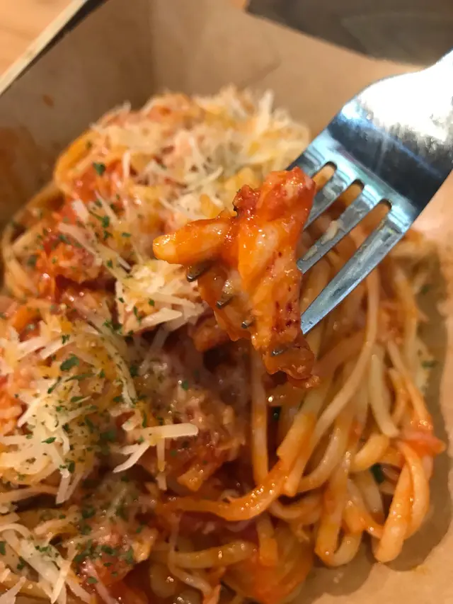 龍蝦肉蕃茄醬意粉