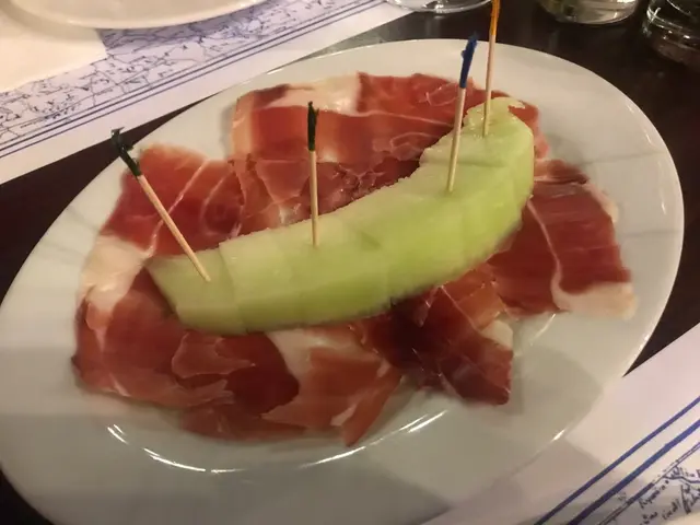 即切火腿配蜜瓜