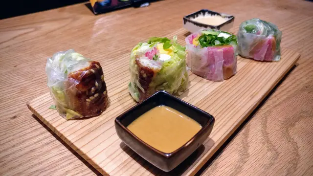 鰻魚忌廉芝士美人卷 三文魚牛油果美人卷