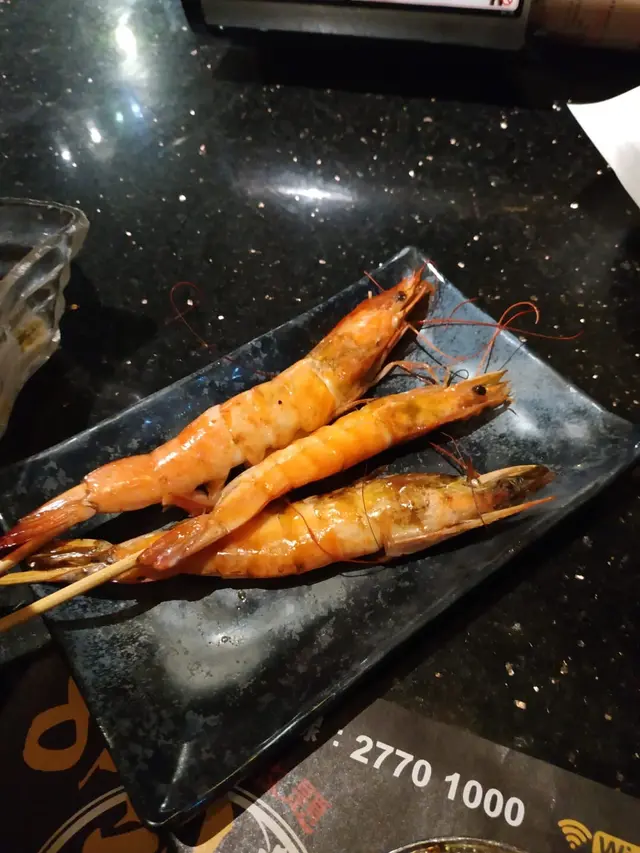 鹽燒活海蝦