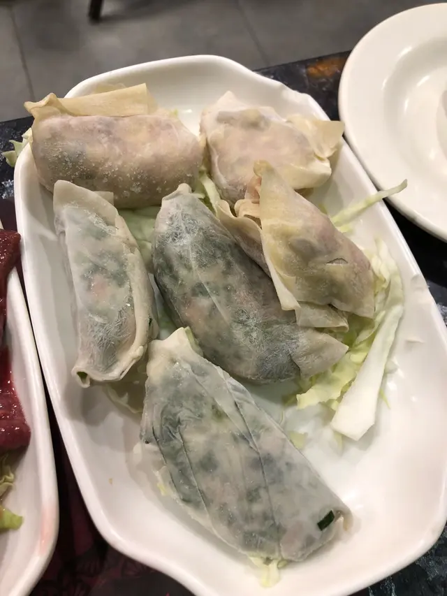 韭菜餃+雲呑