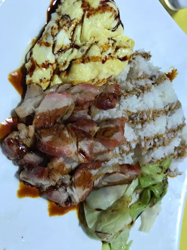 叉燒炒蛋飯