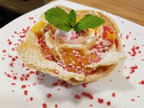 K場米餅同雪糕配柚子芒果 - 銅鑼灣的Seoulmate Cafe