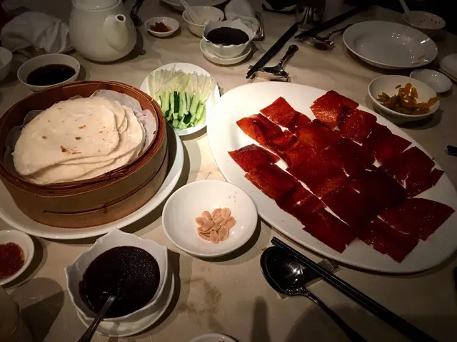 片皮鴨，鴨皮同薄餅份量足 😋