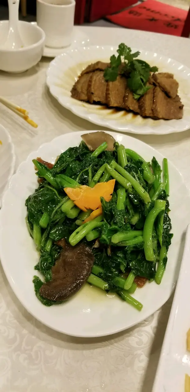 方魚炒芥蘭