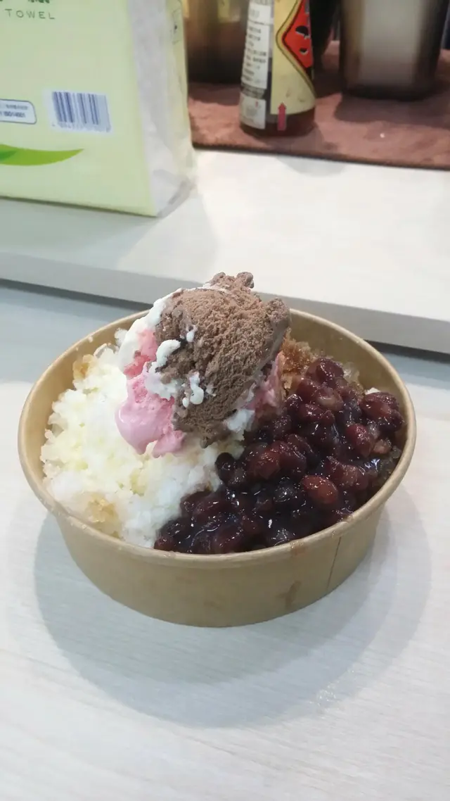 加雪糕加紅豆