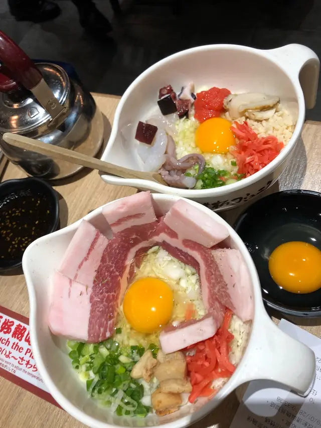 1cm厚切加拿大自然豬腩肉及海鮮御好燒