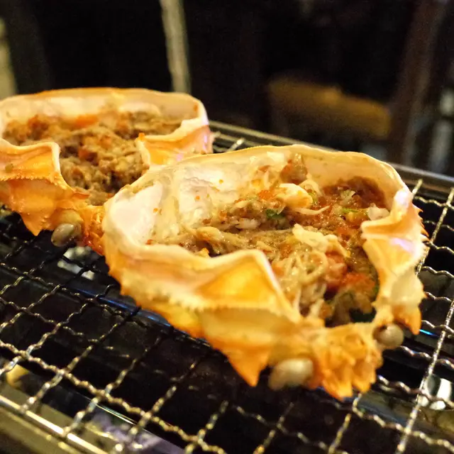 蟹味噌甲羅燒