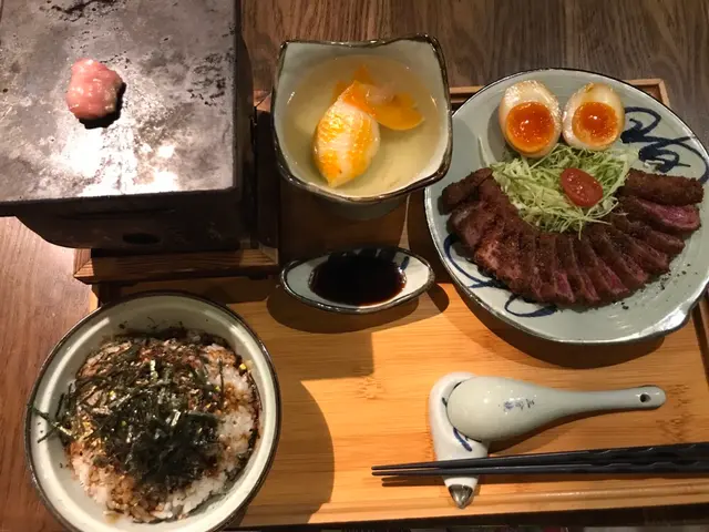 板燒吉列牛定食