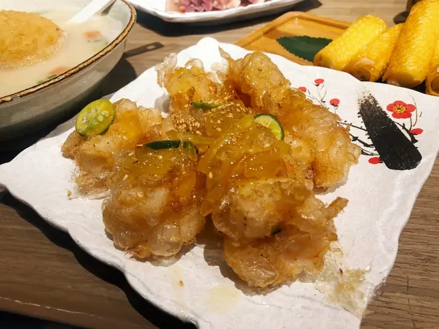 蜂蜜柚子蝦球